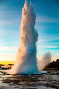 Yellowstone Park Geyser